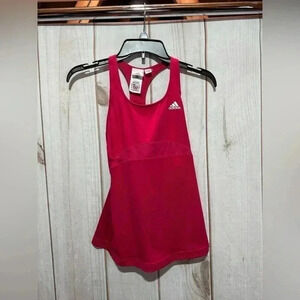 Adidas Women’s Pink Activewear‎ Tank With Built In Support Size Small